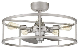 Quoizel NHR3124WT Five Light Fandelier, Western Bronze Finish