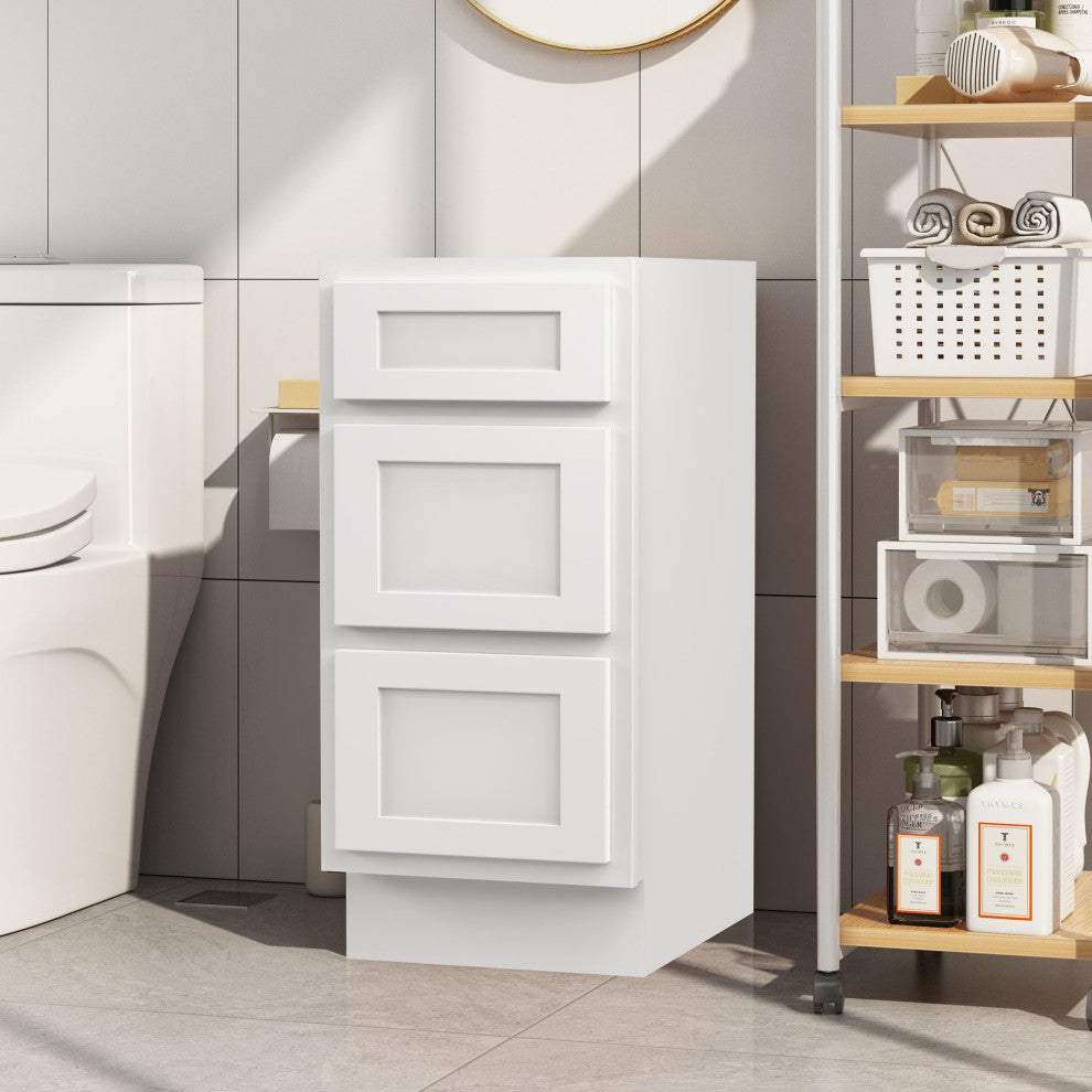Vanity Art Vanity Cabinet, 15", White