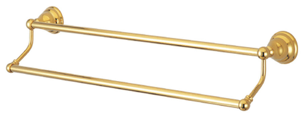 Kingston Brass Royale Polished Brass 18" Dual Towel Bar BA556318PB