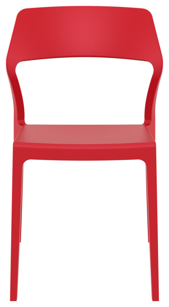 Snow Dining Chair, Red, Set of 2