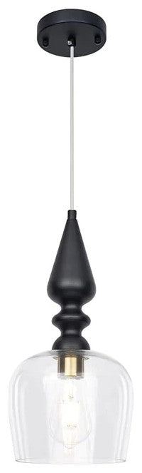 Black Pendant Light, Glass