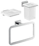 Three Piece Bathroom Accessory Set