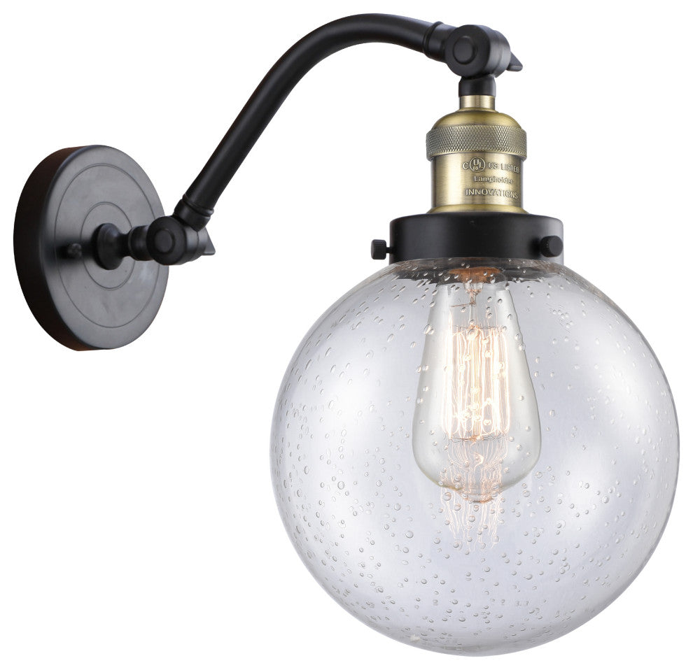 INNOVATIONS LIGHTING 515-1W-BAB-G204-8-LED Large Beacon 1 Light Sconce