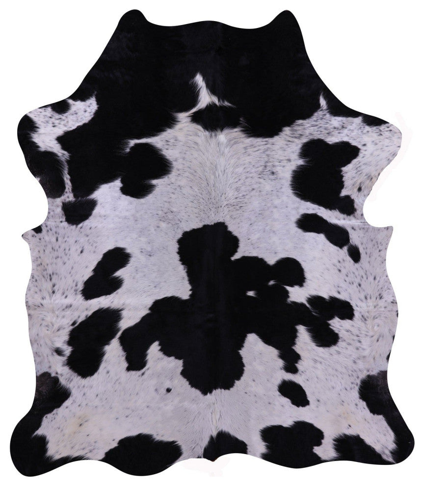 Organic Natural Hair-On Cowhide Area Rug 6' 9" X 6' 0" C1703