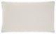 Mina Victory SH021 Throw Pillow, White, 14" X 24"