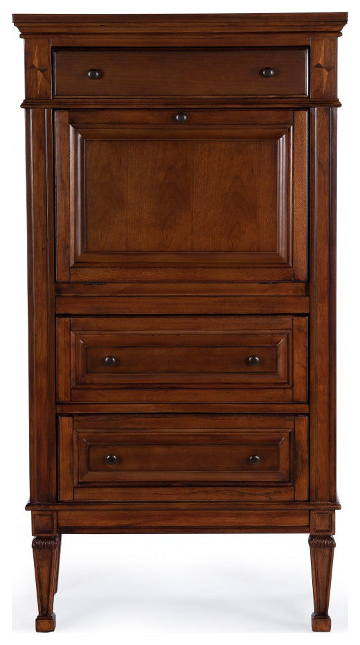 Classic Olive Ash Burl Secretary