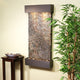 Whispering Creek Water Feature by Adagio, Natural Green Slate, Antique Bronze
