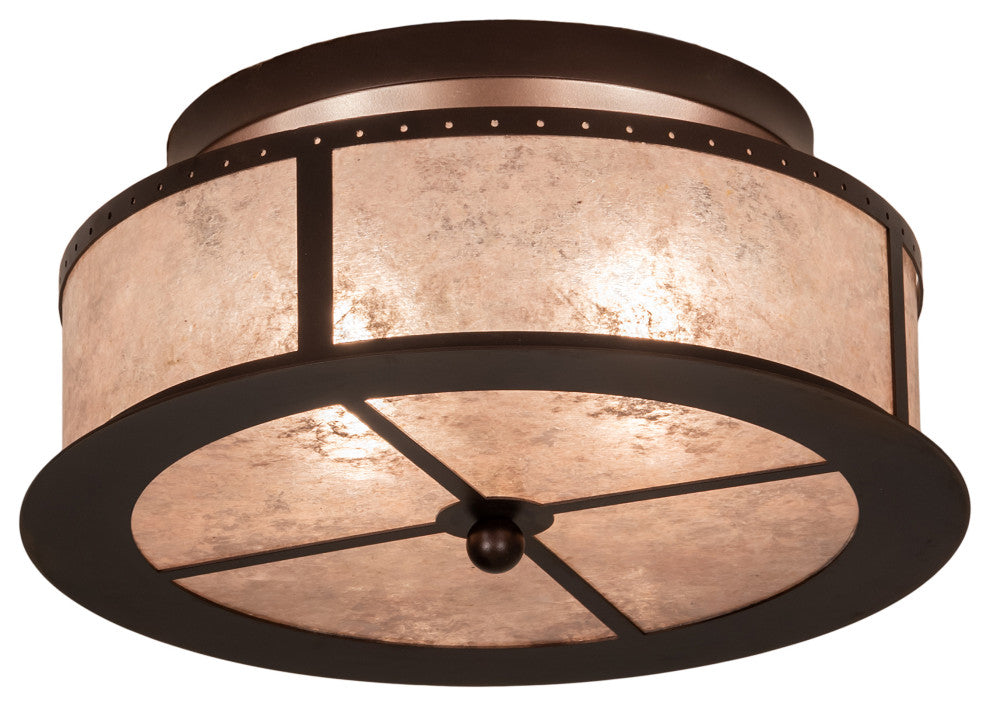 16 Wide Smythe Craftsman Flushmount