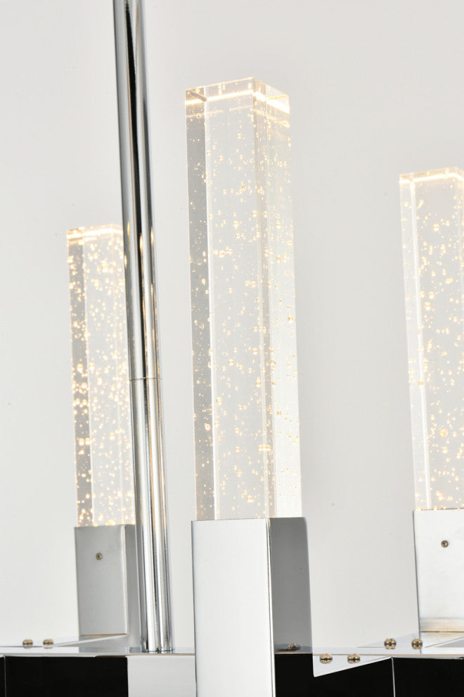 48" Adjustable LED Pendant, Chrome