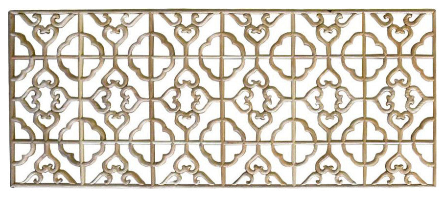 Rectangular Plain Wood Geometric Pattern Wall Panel