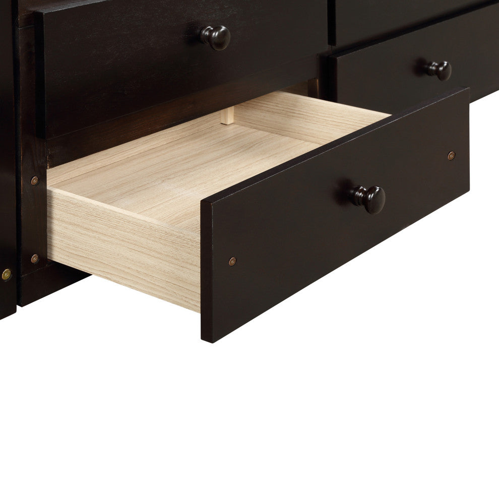 Captain's Bed Twin Daybed with Trundle and Storage Drawers, Espresso