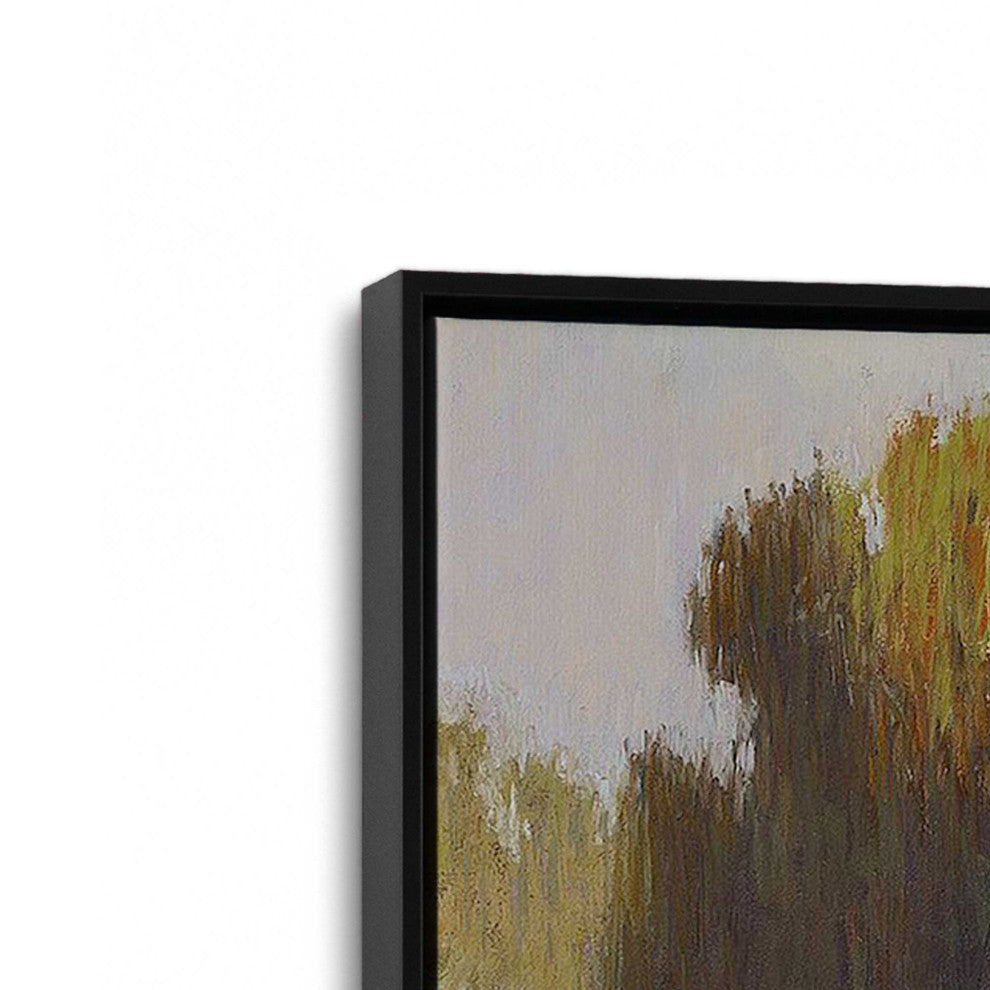 "Dawn's Rustic Charm" - A Canvas Print Celebrating Countryside Serenity
