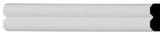 3/4"H x 3/8"P x 96"L Emery Smooth Chair Rail