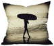 Deny Designs Shannon Clark Surfers Silhouette Outdoor Throw Pillow, 20x20x6