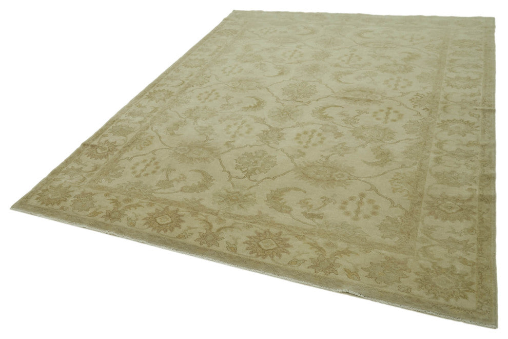 Rug N Carpet - Hand-knotted Oriental 7' 4'' x 10' 3'' Wool Oushak Area Rug