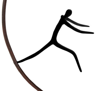 Olympic Figure, Iron Ring, Black, Style D