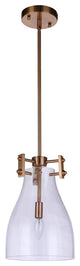 Chardonnay Mini Pendant 1  Light  Satin Brass