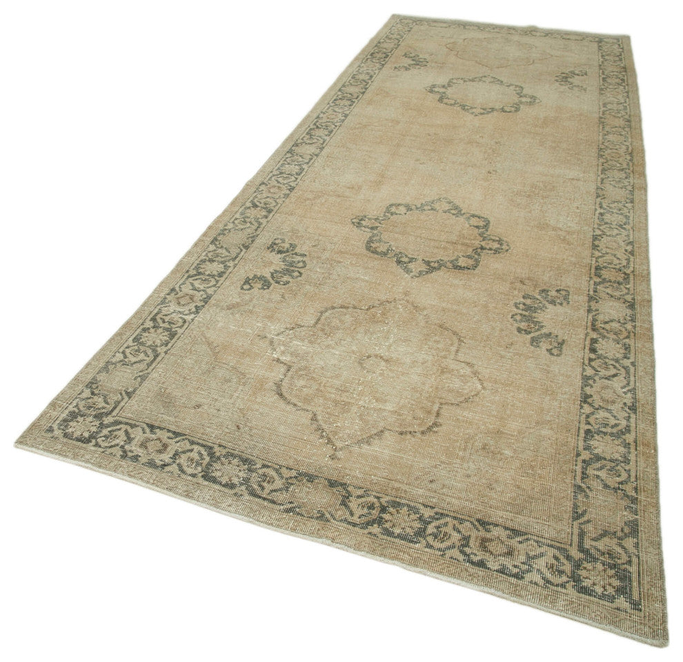 Rug N Carpet - Hand-knotted Anatolian 4' 8" x 13' 0" Rustic Runner Rug