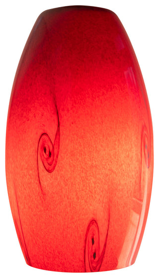 Merlot Pendant Glass Shade, Red Sky