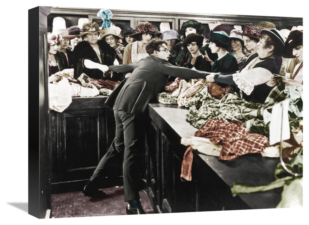 "Harold Lloyd" Stretched Canvas Giclee by Hollywood Photo Archive, 22x17"