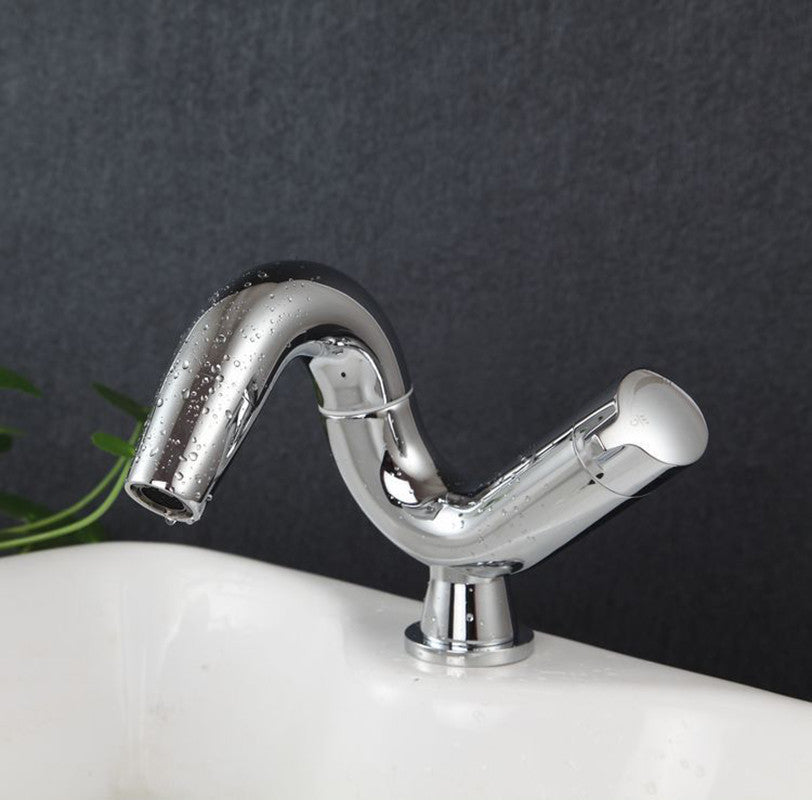 Sestos Deck Mounted Bathroom Sink Faucet