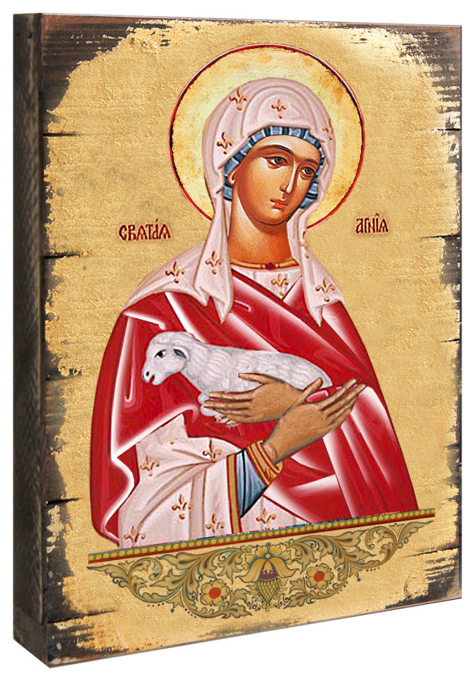 Saint Agnia, 16"x12"