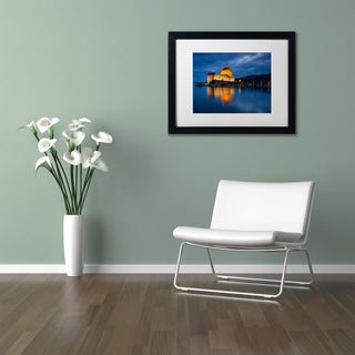 Blanchette Photography 'Eilean Donan Castle', Black Frame, White Matte, 20"x16"