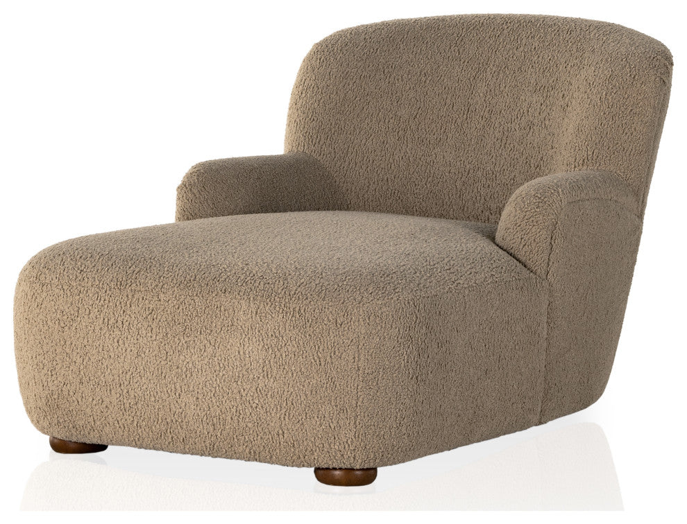 Kadon Chaise Lounge-Sheepskin Camel