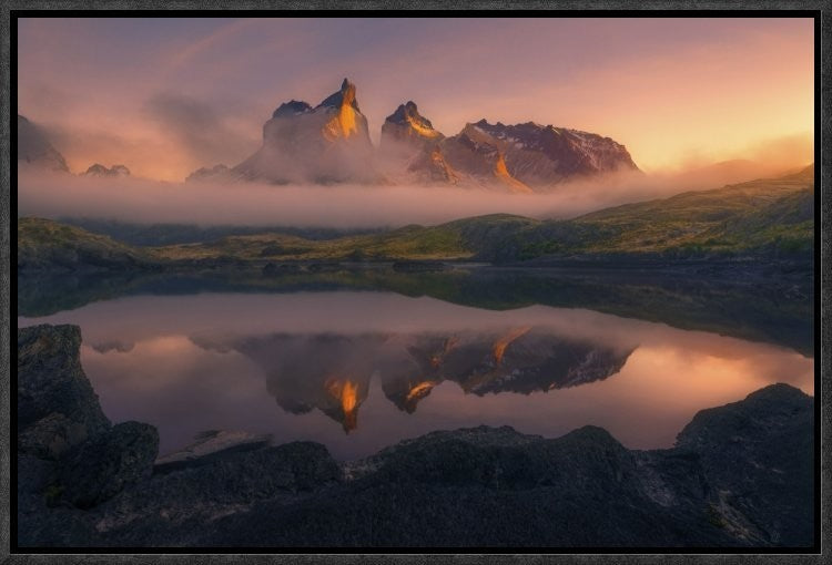 "Eternity" Framed Canvas Giclee by Chris Moore, 19x13"