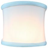 Down White Clip-On Sconce Shell Lampshade
