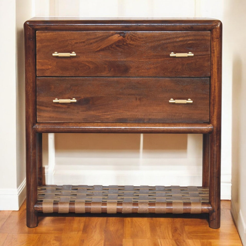 Nightstand Regency Woven 2-Drawer Artisan Furniture