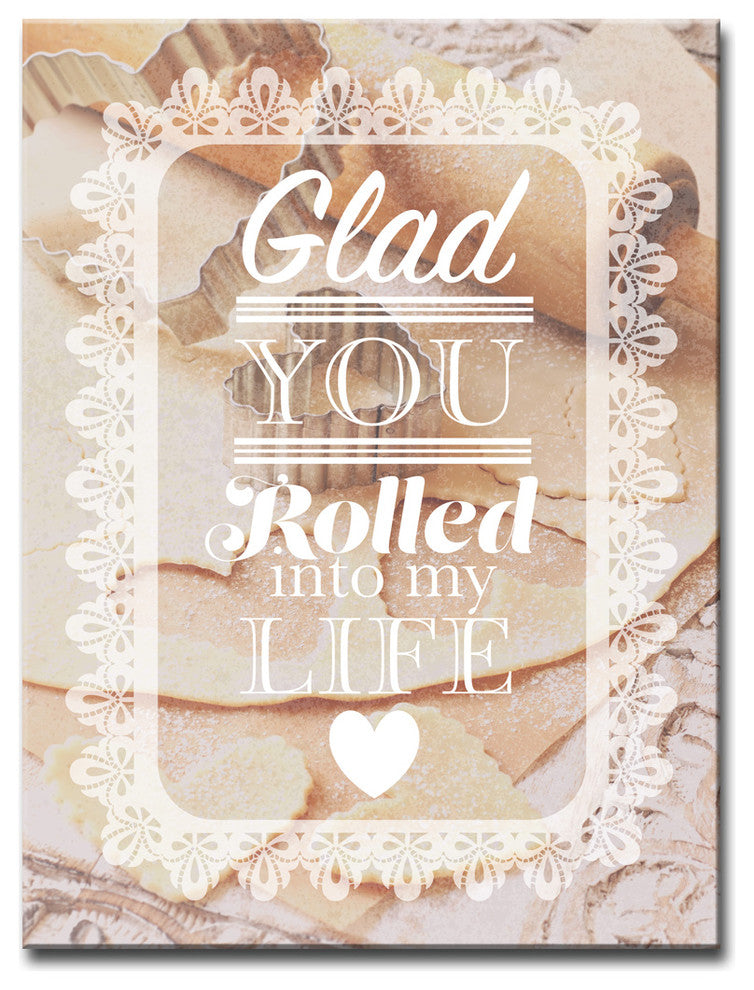 Ready2HangArt ''Glad you Rolled In'' Canvas Art, (Xs) 16" Hx12" W
