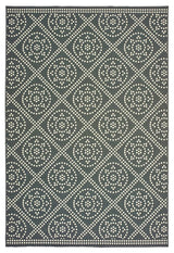 Marina 3969L, Gray/Ivory, 7'10"x7'10"