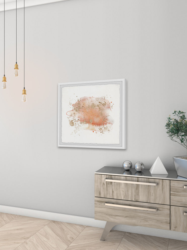 "The Invisible Approach" Framed Painting Print, 12x12