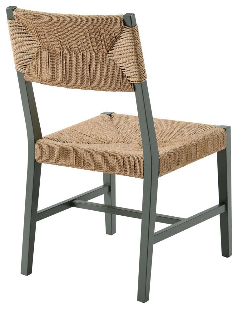 Bodie Wood Dining Chair, Light Gray Natural