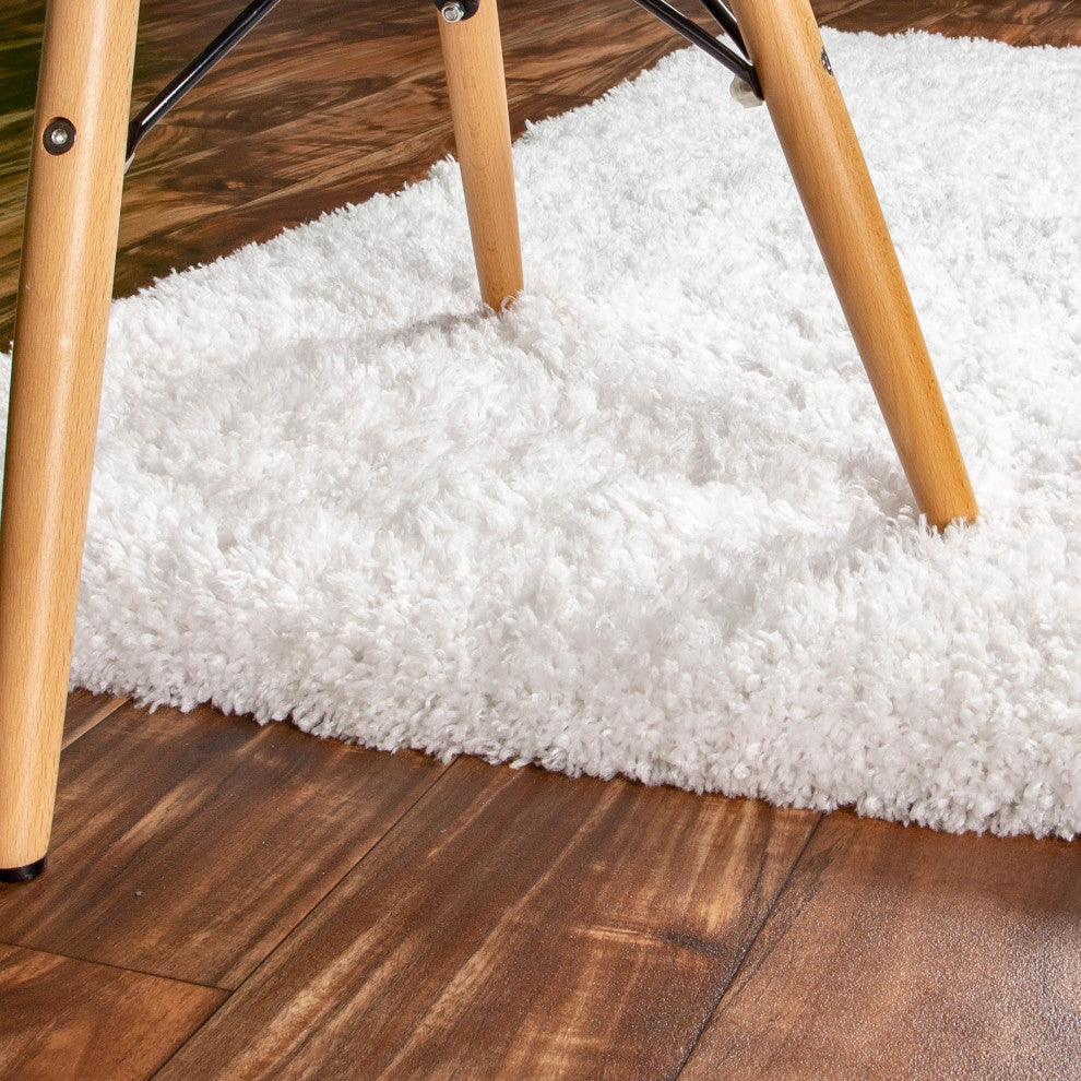 Hygee Cloud Shag Rug - White - 5' X 7'