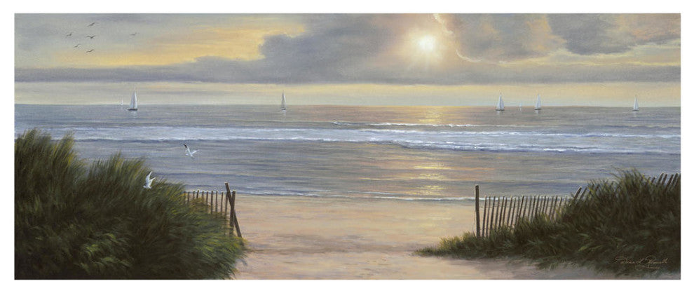 "Summer Moments II" Digital Paper Print by Diane Romanello, 42"x18"