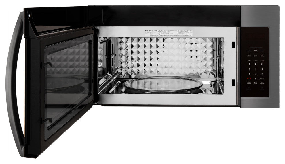 ZLINE Over the Range Convection Microwave Oven in Black Stainless Steel