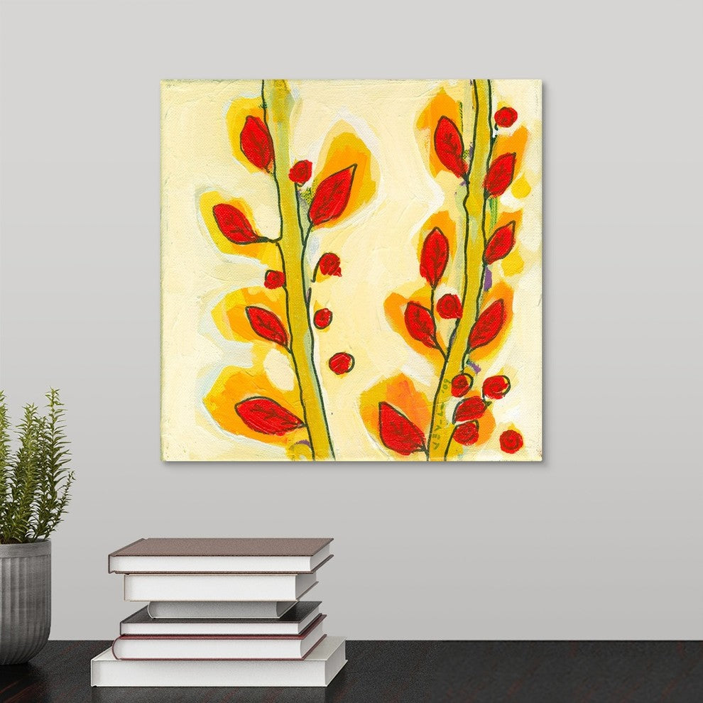 Leaf Study No 3 Wrapped Canvas Art Print, 12"x12"x1.5"