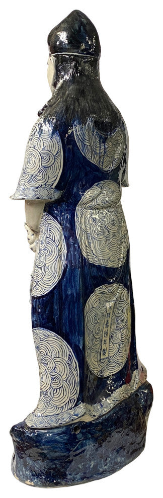 Chinese Porcelain Ji Gong /Chan Master Daoji  Beggar Buddha Figure Statue ws1264