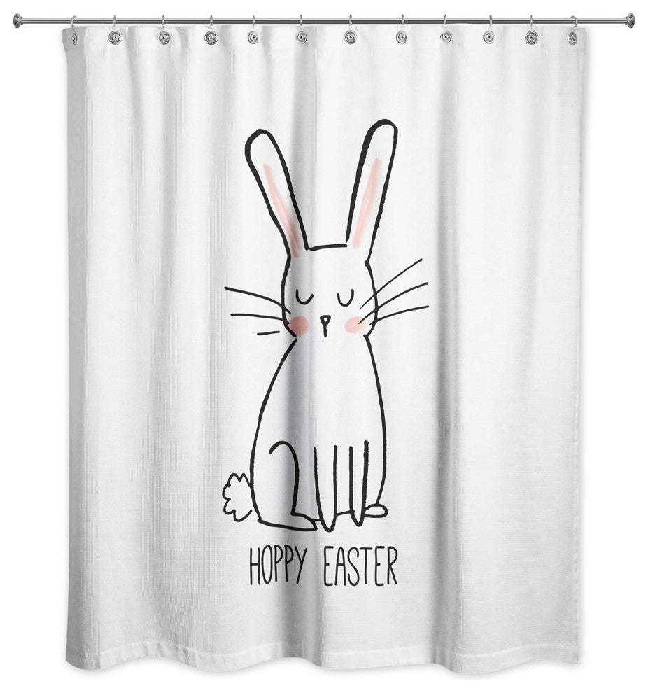 Hoppy Easter 71x74 Shower Curtain
