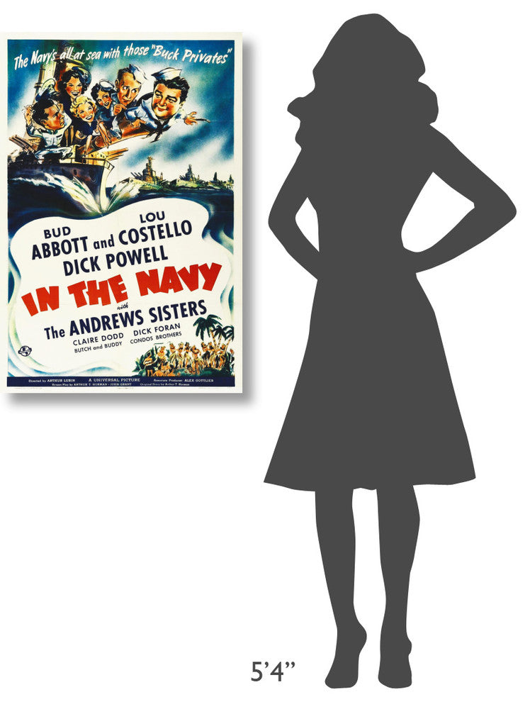 "Abbott & Costello - In The Navy" Canvas by Hollywood Photo Archive, 24x36"