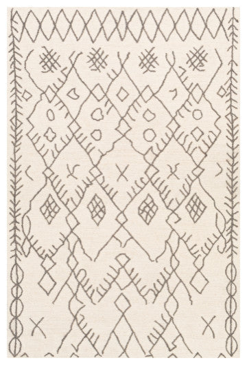 Surya Sinop SNP-2300 4'x6' Rug, Charcoal/Cream