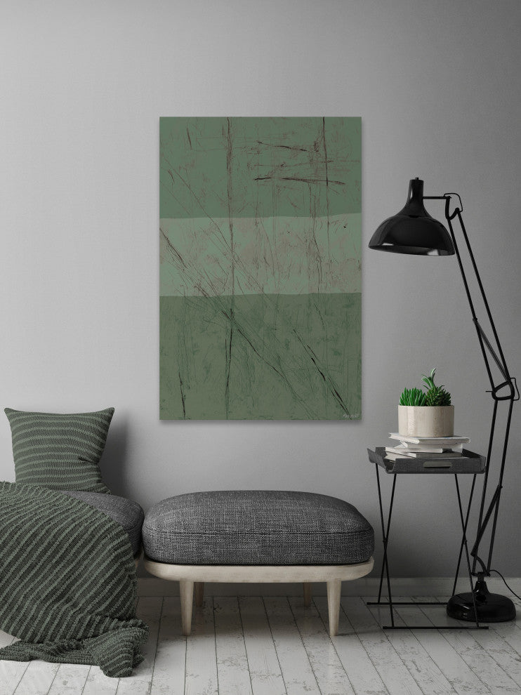 "Stamp of Authority" Painting Print on Wrapped Canvas, 40x60