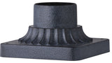 Feiss Pier Mount Base, Dark Weathered Zinc