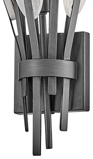 Fredrick Ramond Nerine Large Sconce, Brushed Graphite