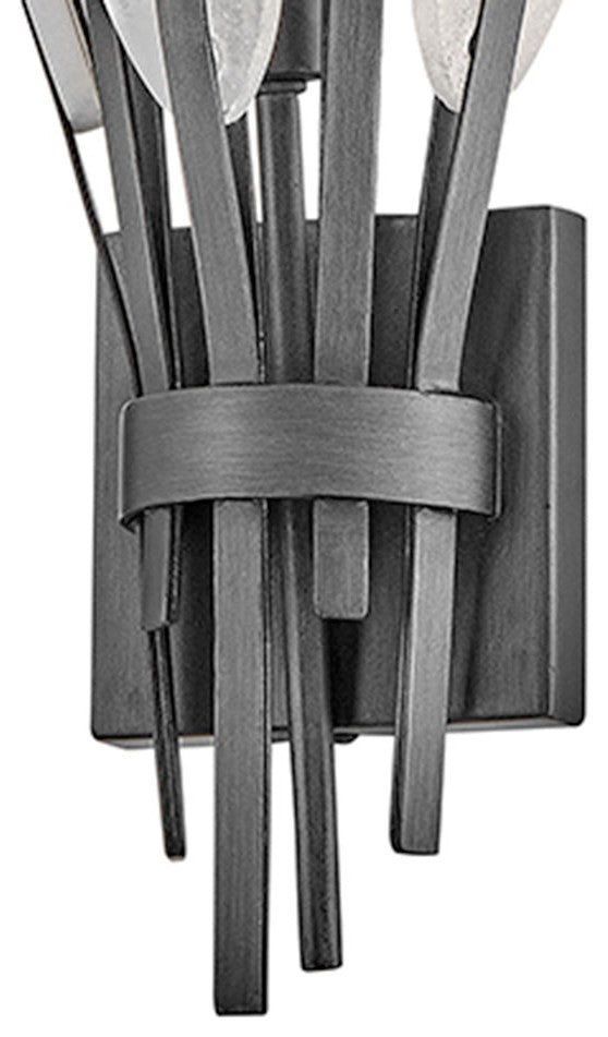 Fredrick Ramond Nerine Large Sconce, Brushed Graphite