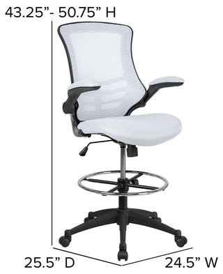 White Mesh Draft Chair