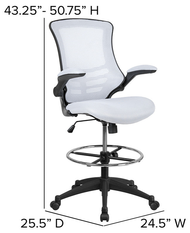 White Mesh Draft Chair