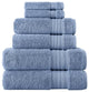 6-Piece Towel Set, Dusk Blue